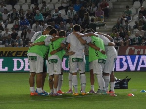 El Córdoba CF, conjurado para ganar hoy. Foto: CBN