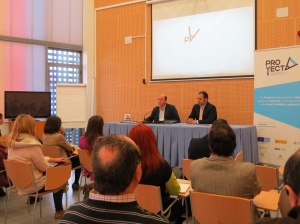 Momento de la presentación. 