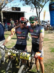 Israel Mudarra y su compañero, Francisco Molina