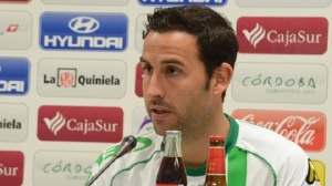 Íñigo López en rueda de prensa. Foto: Córdoba CF