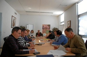 Mesa negociadora de Sadeco. 