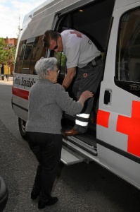 Transporte adaptado de Cruz Roja. 