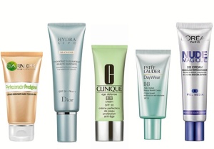 Diversas BB cream que se encuentran actualmente en el mercado.