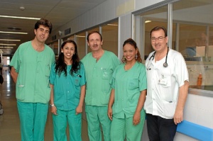 Médicos iberoamericanos en el Reina Sofía. 