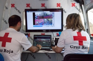 Dispositivo de Semana Santa en Córdoba de Cruz Roja.