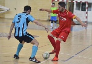 Un lance del partido. Foto: Córdoba futsal.