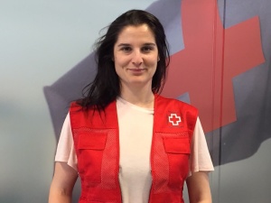 Cristina antes de salir a Nepal.