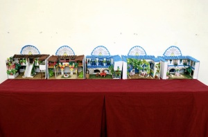 Patios en miniatura. 