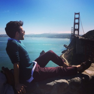 Vistas al famoso puente de San Francisco. 