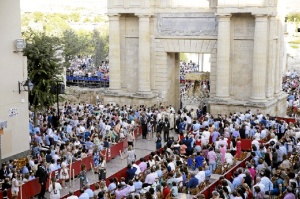 Momento de la Magna Mariana. / Foto: diocesisdecordoba.com