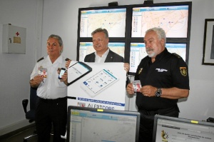 Momento de la presentación de Alertcops