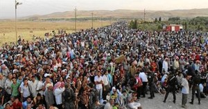 Refugiados sirios. / Foto: Taringa. 