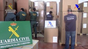 Almacén descubierto en la operación PALAPO.