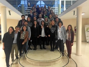 Foto grupal de los participantes y responsables del concurso.