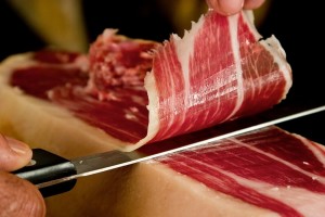 Jamón ibérico de bellota.