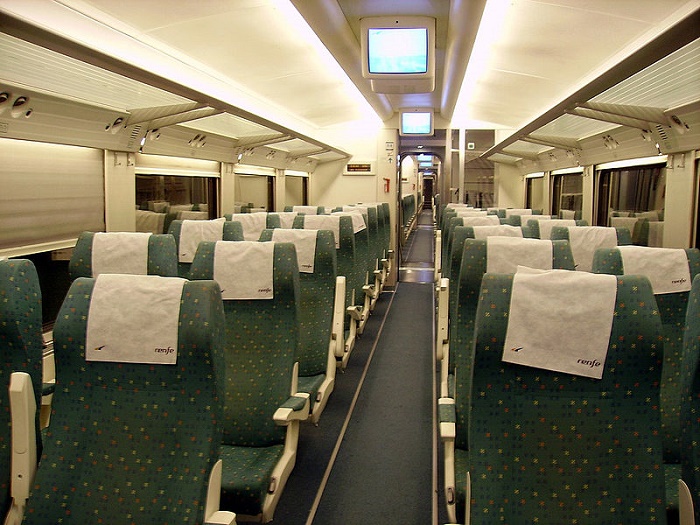 Interior de tren Altaria.
