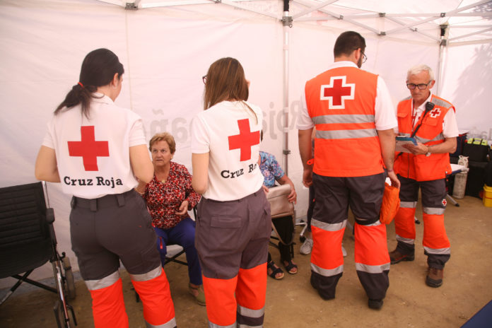Veinte personas integran el dispositivo sanitario de Cruz Roja para las Cruces de Córdoba