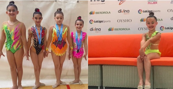 Las chicas de Rítmica del club Séneca logran 4 medallas en el Campeonato Precopa de Andalucía