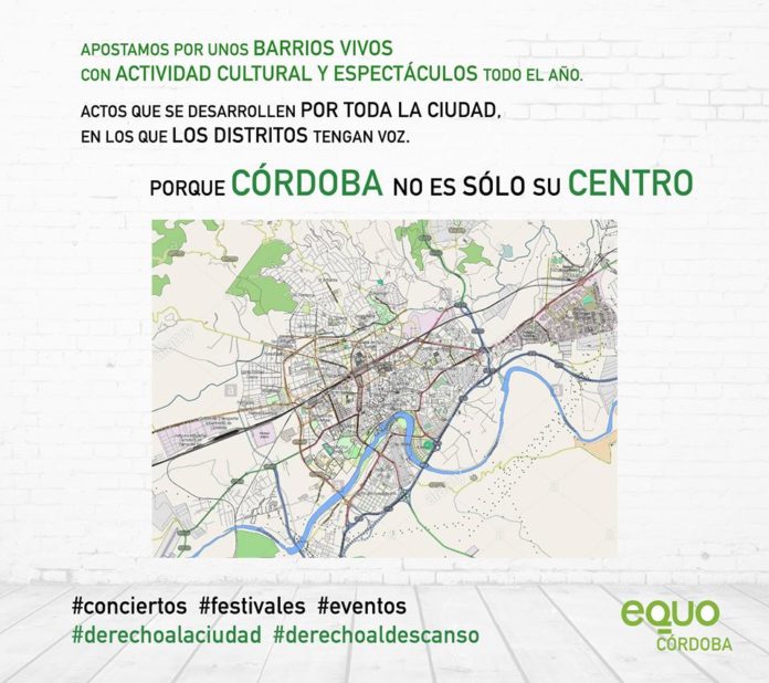 EQUO reclama el derecho al descanso y al disfrute de la ciudad