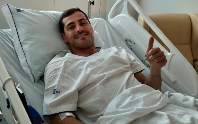 Iker Casillas tranquiliza a sus seguidores tras su infarto: “Todo controlado por aquí”