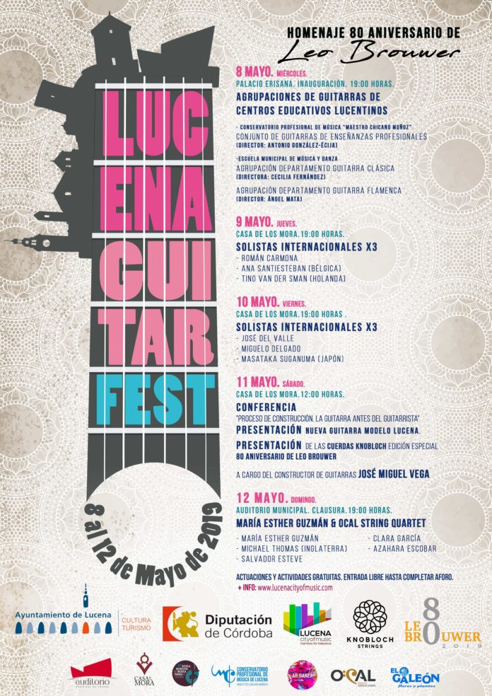 El 'Lucena Guitar Fest' surge como homenaje al mundo de la guitarra