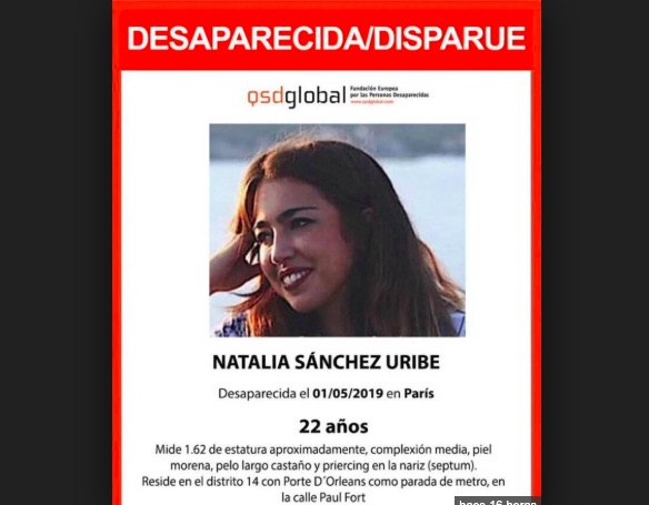 Encuentran la mochila, el móvil y el ordenador de la joven andaluza desaparecida en París Encuentran la mochila, el móvil y el ordenador de la joven andaluza desaparecida en París