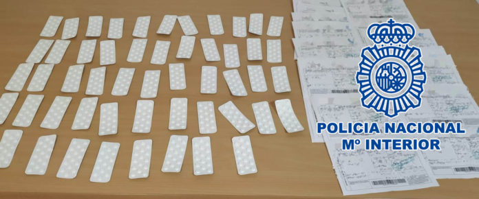 La Policía Nacional en Córdoba se incauta de cerca de 800 dosis de medicamentos y 25 recetas falsificadas