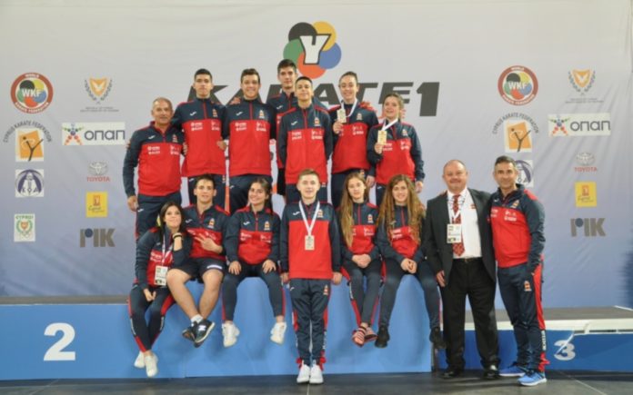 Tres medallas para España en la Youth League de Karate de Limassol (Chipre)