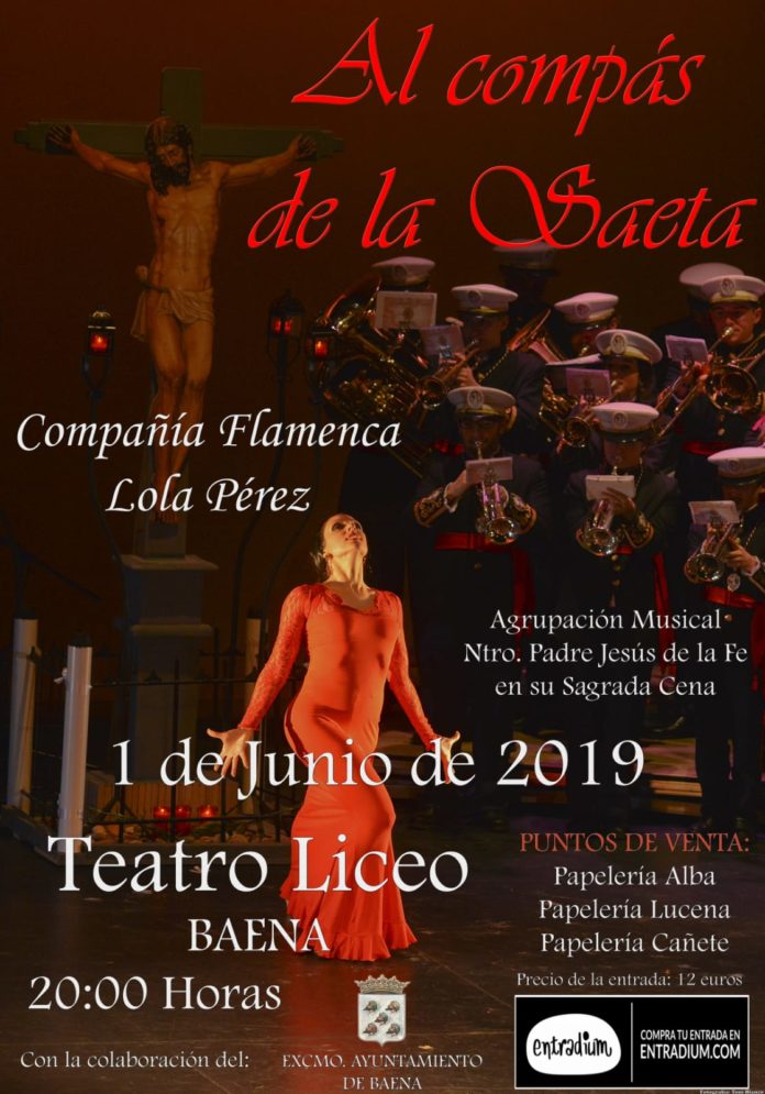 La Compañía Flamenca Lola Pérez pone en escena en el Teatro Liceo de Baena el espectáculo ‘Al compás de la Saeta’